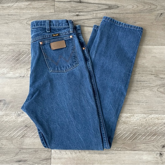 Wrangler Jeans Vintage Wrangler 3mwz Cowboy Cut Denim Blue Jeans